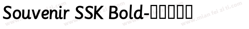 Souvenir SSK Bold字体转换